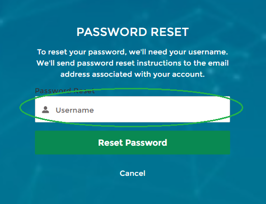 Email showing username for portal login
